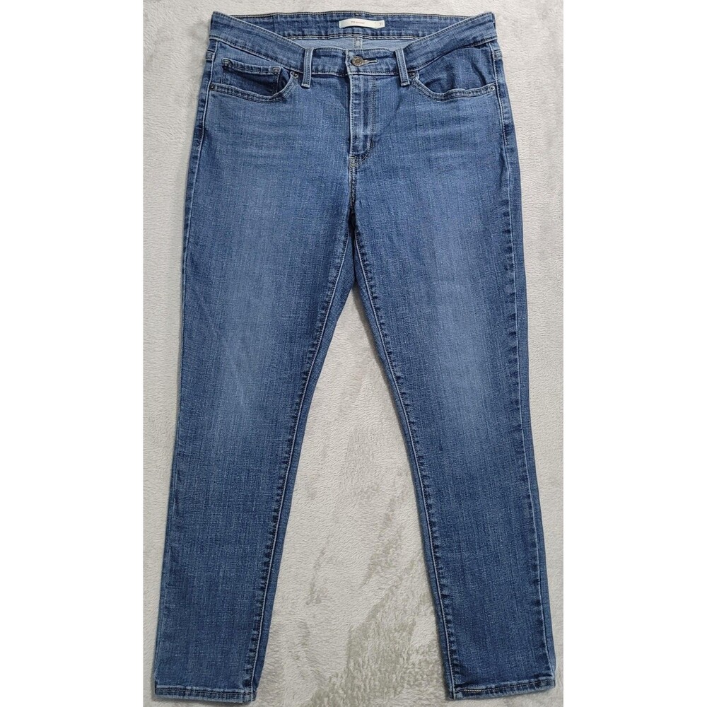 Levi's 711 Skinny Jeans Mens 31x26 Blue Med Wash Slim Stretch Denim Casual
